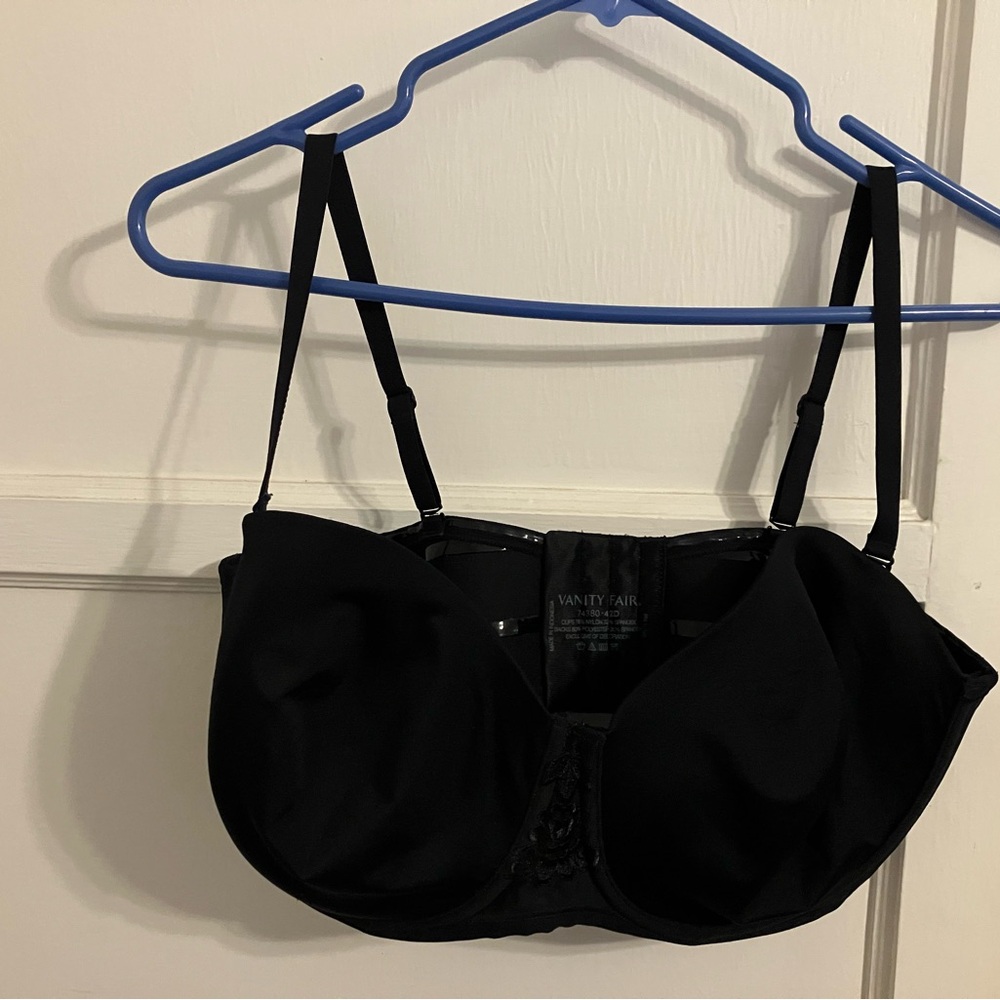 Vanity Fair Black Underwire Bra Intimates